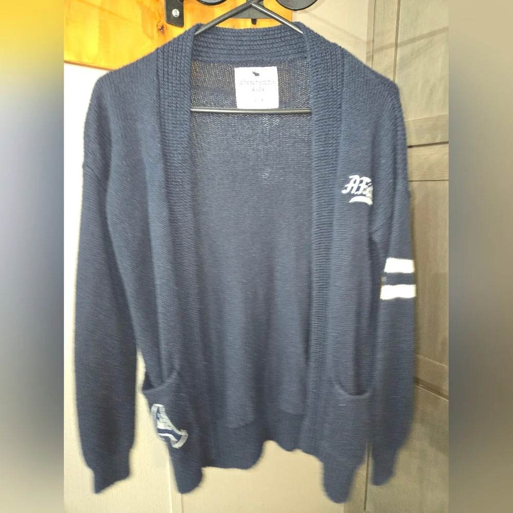 ####Abercrombie & Kids  Varsity Cardigan - Picture 2 of 8